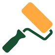 Logo : rouleau de peinture